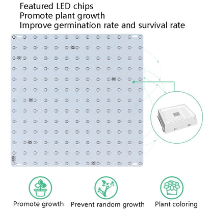 LED Plant Growth Light Indoor Quantum Board Plant Fill Light, Style: D2 45W 169 Beads EU Plug (Pink Purple) - LED Grow Lights by PMC Jewellery | Online Shopping South Africa | PMC Jewellery