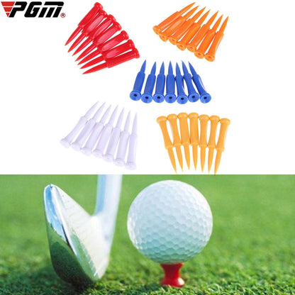 60 PCS PGM QT012 Golf Ribbon Needle Golf Plastic Ball TEE, Random Color Delivery, Specification: 51mm - Golf Accessories by PGM | Online Shopping South Africa | PMC Jewellery