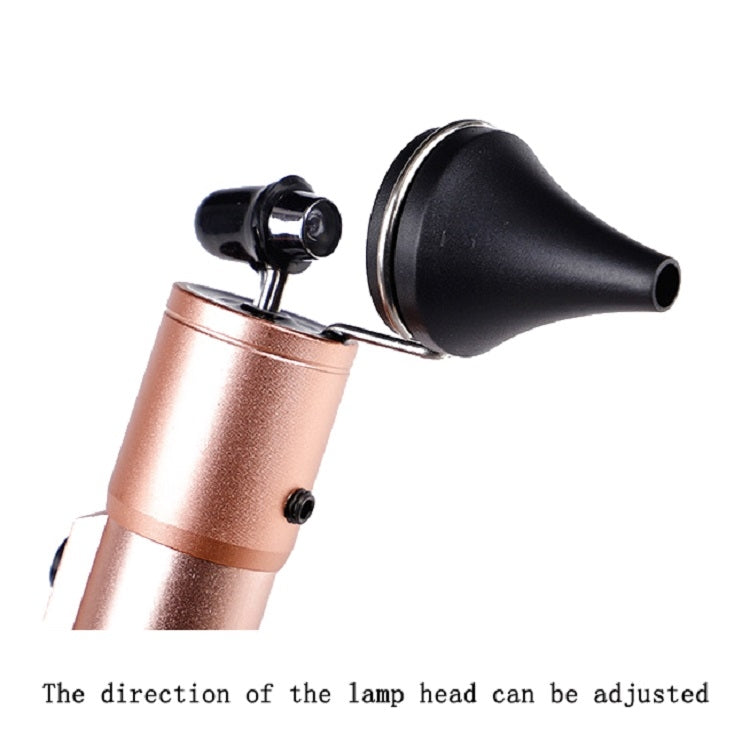Ear Cleaning Hand Lamp USB Charging Otoscope(Rose Gold) - Ear Care Tools by PMC TechLife | Online Shopping South Africa | PMC TechLife