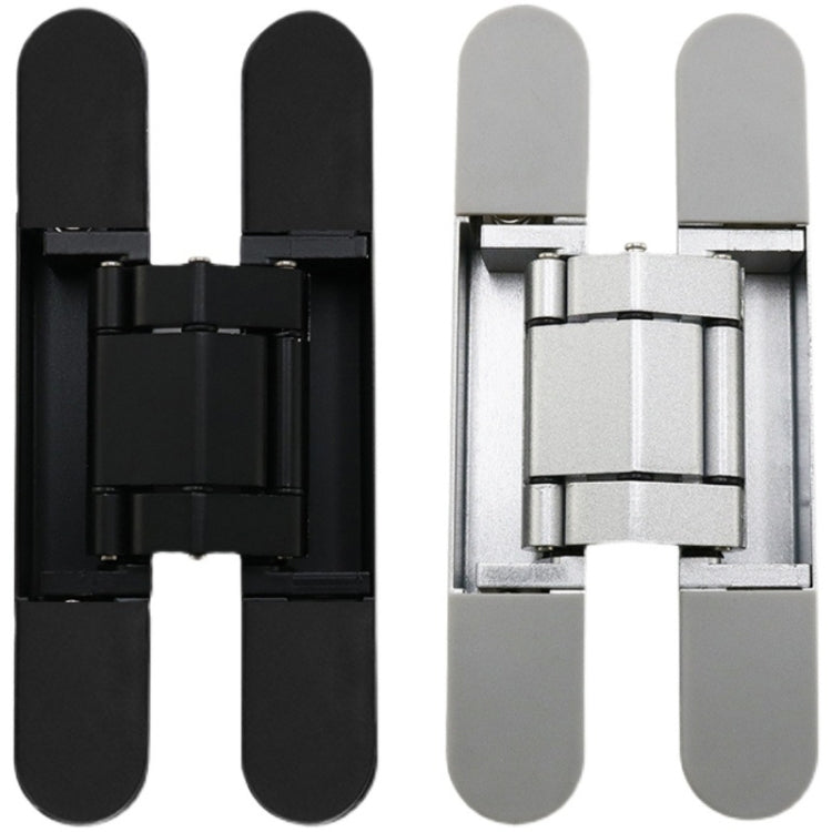 Three-Dimensional Adjustable Cross Hinge Folding Door Concealed Hinge, Specification: No. 5 Sand Silver 120kg - Furniture Accessories by PMC TechLife | Online Shopping South Africa | PMC TechLife
