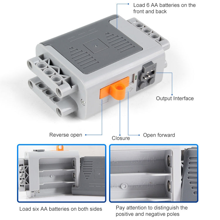 8885 2.4G Remote Control Building Block Power Group - Motor & Speed Controller by PMC TechLife | Online Shopping South Africa | PMC TechLife