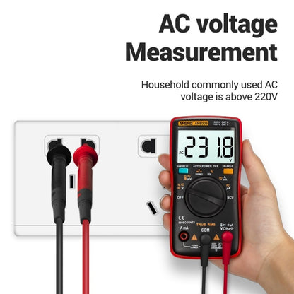 ANENG AN8009 NVC Digital Display Multimeter, Specification: Standard with Cable(Blue) - Current & Voltage Tester by ANENG | Online Shopping South Africa | PMC Jewellery | Buy Now Pay Later Mobicred