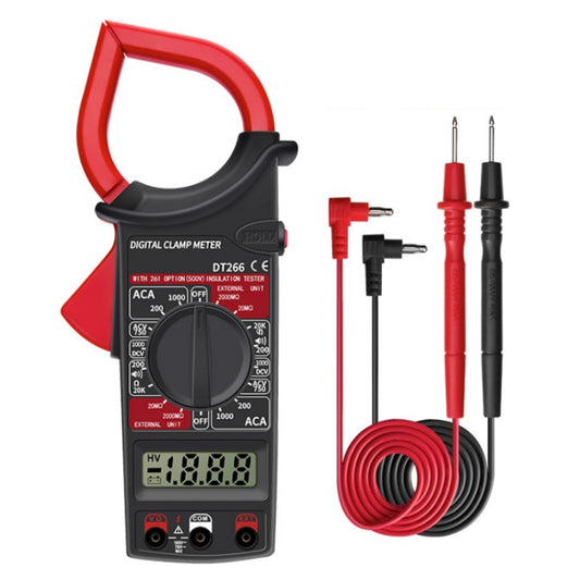 ANENG DT266  Automatic High-Precision Clamp Multimeter with Buzzer(Red) - Digital Multimeter by ANENG | Online Shopping South Africa | PMC Jewellery | Buy Now Pay Later Mobicred