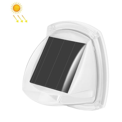 8 LED Outdoor Solar Courtyard Waterproof Wall Light(White Light) - With Solar Panel by PMC Jewellery | Online Shopping South Africa | PMC Jewellery