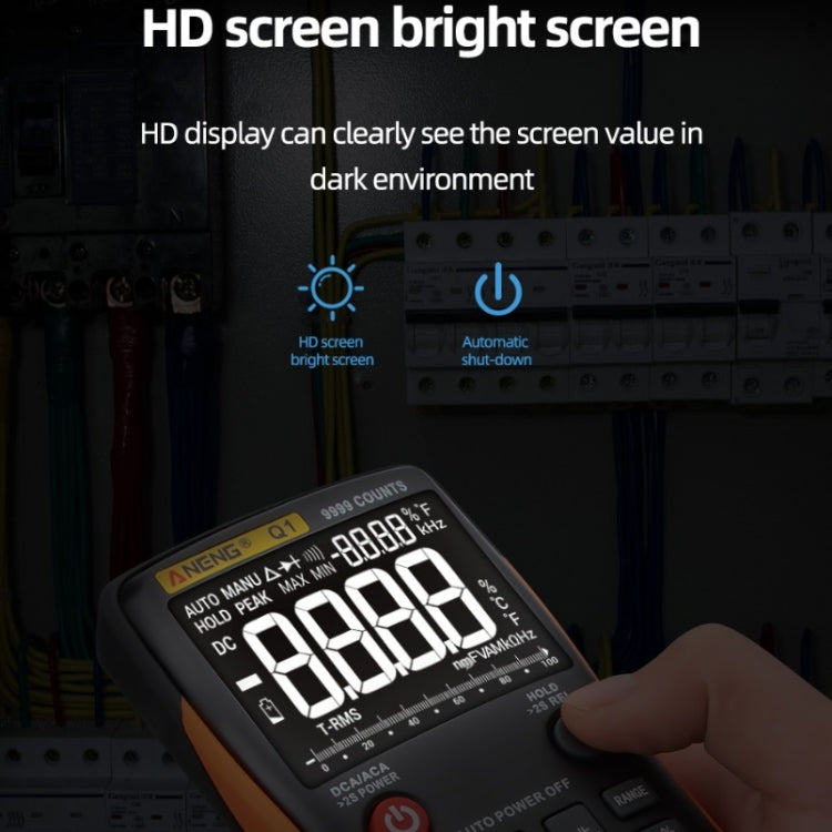 ANENG AN-Q1 Automatic High-Precision Intelligent Digital Multimeter, Specification: Standard(Red) - free shipping - PMC TechLife - Order now!