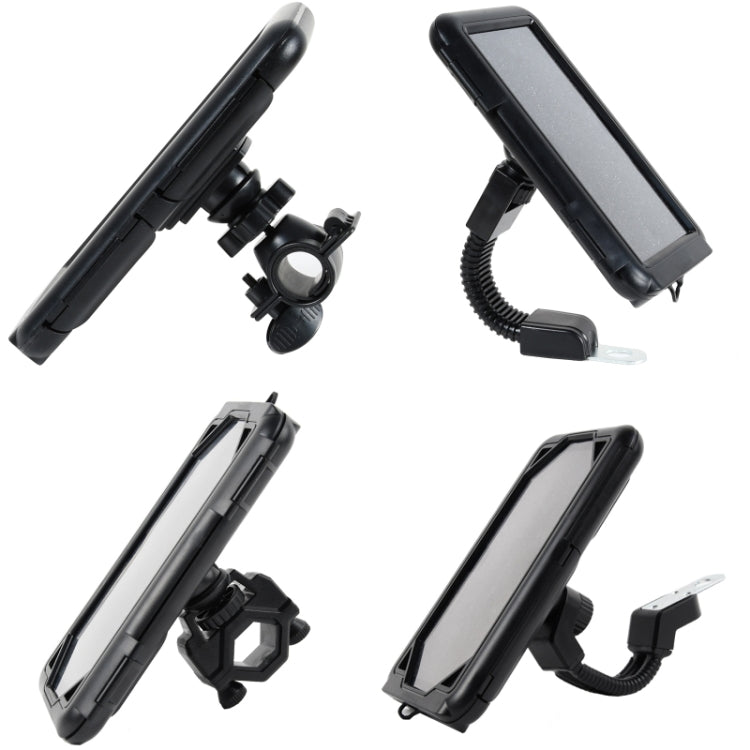 Motorcycle Bicycle Waterproof Mobile Phone Holder, Style: Rearview Mirror (6.5 inch) - Holders by PMC Jewellery | Online Shopping South Africa | PMC Jewellery