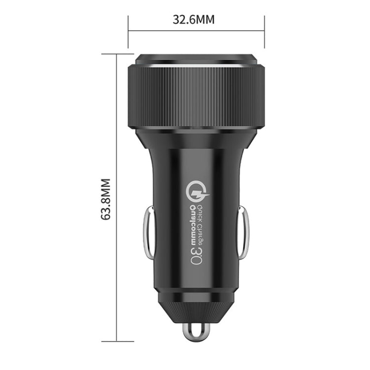 QIAKEY TM328 Dual Port Fast Charge Car Charger - free shipping - PMC TechLife - Order now!