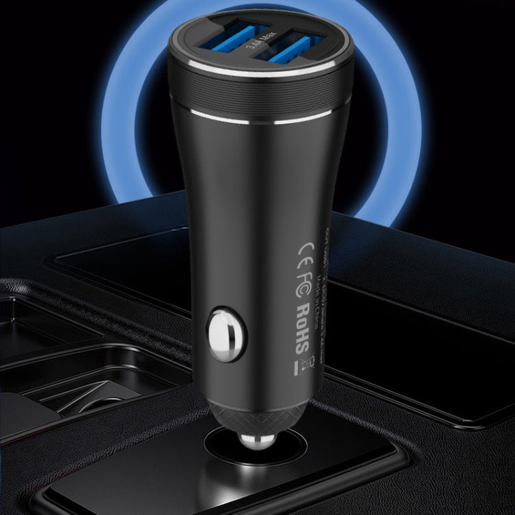 QIAKEY BK919 Dual Ports Fast Charge Car Charger - Car Charger by QIAKEY | Online Shopping South Africa | PMC Jewellery