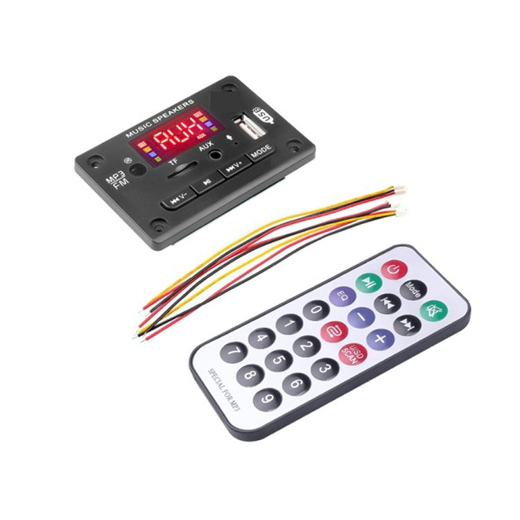 12V Car Color Display Audio Bluetooth MP3 Decoder Board(Black) - Car MP3 & MP4 & MP5 by PMC Jewellery | Online Shopping South Africa | PMC Jewellery