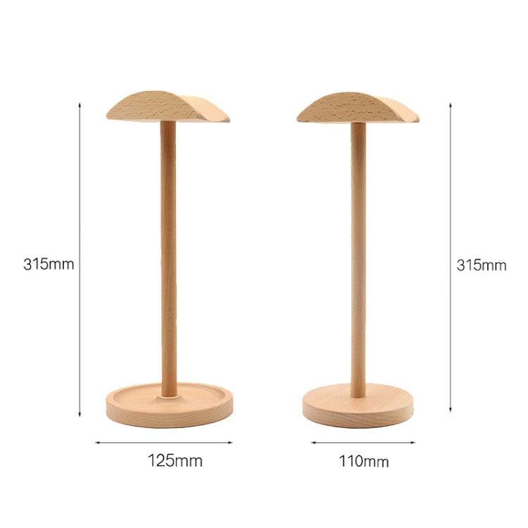 AM-EJZJ001 Desktop Solid Wood Headset Display Stand, Style: F - Anti-lost & Holder by PMC Jewellery | Online Shopping South Africa | PMC Jewellery