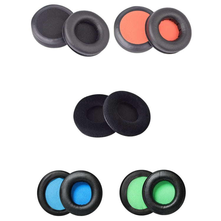 2 PCS Headset Sponge Earmuffs For Razer Kraken 7.1 V1 Pro, Colour: Black+Orange Net - Earmuff & Pad by PMC TechLife | Online Shopping South Africa | PMC TechLife