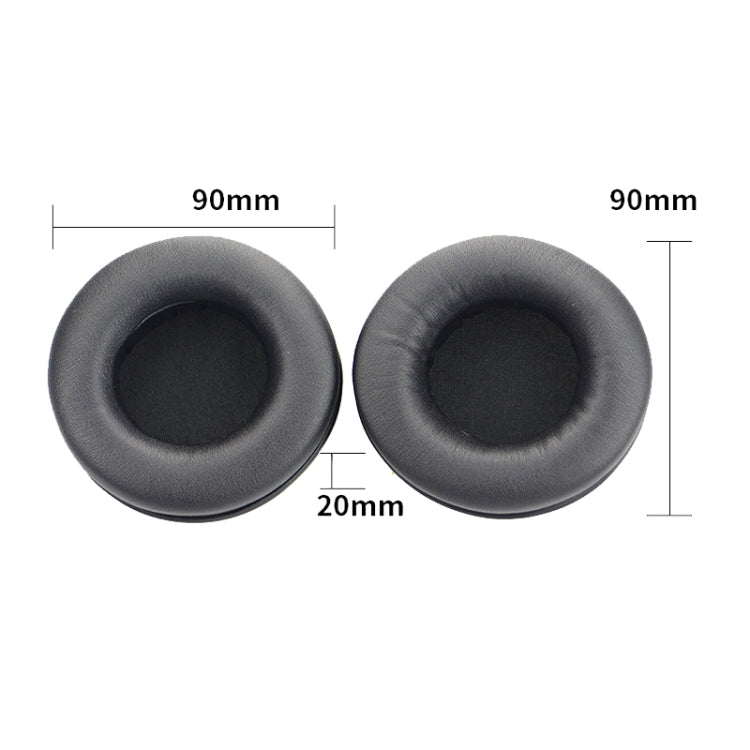 2 PCS Headset Sponge Earmuffs For Razer Kraken 7.1 V1 Pro, Colour: Black+Orange Net - Earmuff & Pad by PMC TechLife | Online Shopping South Africa | PMC TechLife