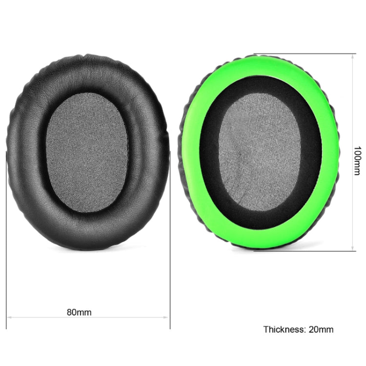 2pcs Headset Earmuffs For Kingston HyperX Cloud II / Silver / Alpha / Flight / Stinger, Color: Black+Red Velvet - Earmuff & Pad by PMC TechLife | Online Shopping South Africa | PMC TechLife | Buy Now Pay Later Mobicred