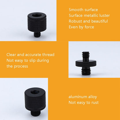 4 PCS Screw Adapter A18 1/4 Female to M4 Male Screw -  by PMC Jewellery | Online Shopping South Africa | PMC Jewellery