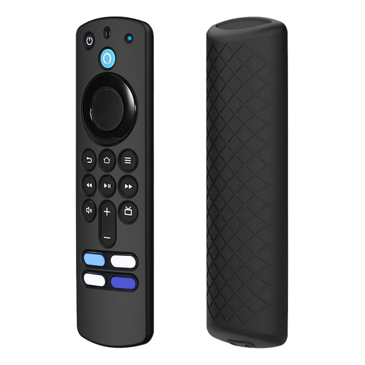 2 PCS Silicone Shell For Alexa Voice Remote 3rd Gen&TV Stick 3rd Gen(Black) - Remote Control Covers by PMC Jewellery | Online Shopping South Africa | PMC Jewellery