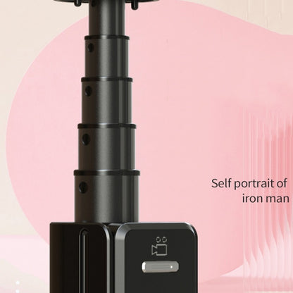 P81 1.7m Integrated Bluetooth Selfie Stick With TIKTOK Remote Control Makeup Mirror - Selfie Sticks by PMC Jewellery | Online Shopping South Africa | PMC Jewellery