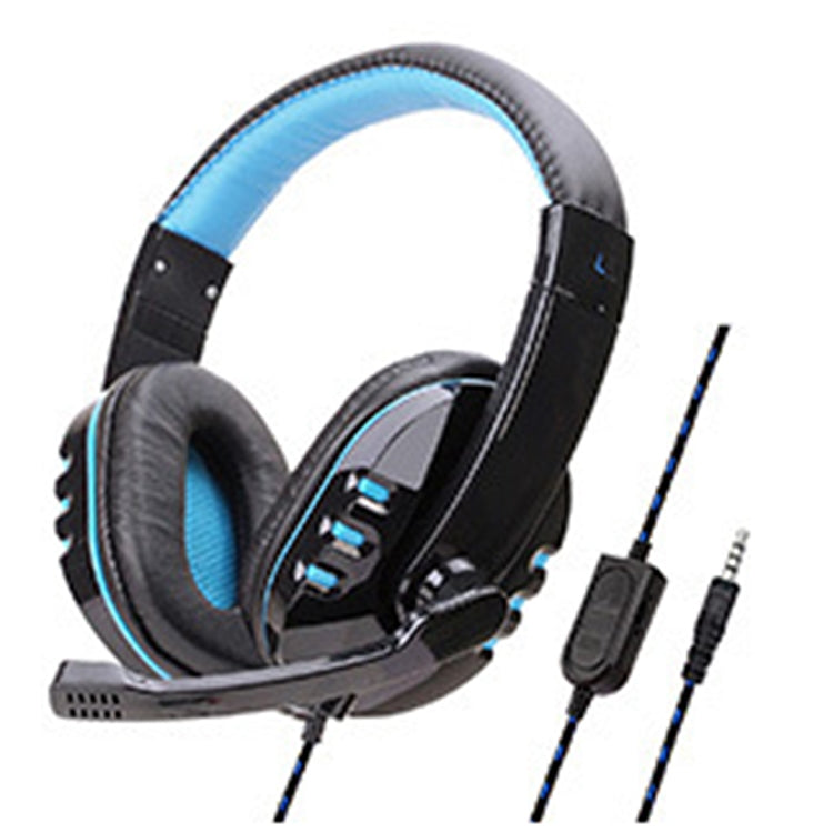 Soyto SY733MV Gaming Computer Headset For PS4 (Black Blue) - Multimedia Headset by Soyto | Online Shopping South Africa | PMC Jewellery | Buy Now Pay Later Mobicred