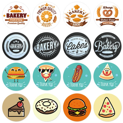 Bakery Cake Shop Cartoon Cute Sticker Decorative Sealing Sticker, Size: 2.5cm / 1 Inch(HA021) - Sticker & Tags by PMC Jewellery | Online Shopping South Africa | PMC Jewellery