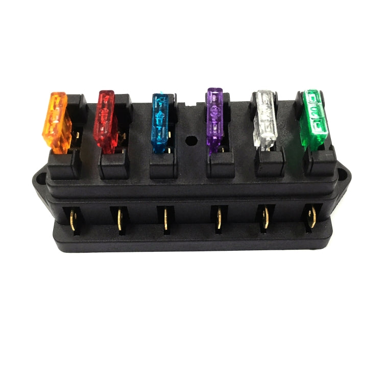 F458-Z Direct 6-Way Fuse Holder Car DC Modification Insurance Box - Fuse by PMC TechLife | Online Shopping South Africa | PMC TechLife