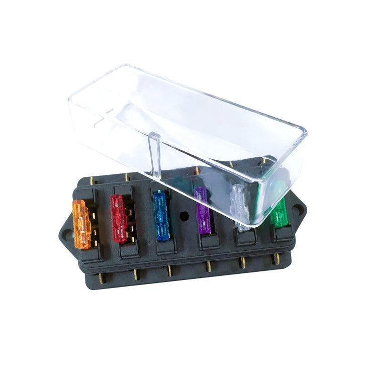 F458-Z Direct 6-Way Fuse Holder Car DC Modification Insurance Box - Fuse by PMC TechLife | Online Shopping South Africa | PMC TechLife