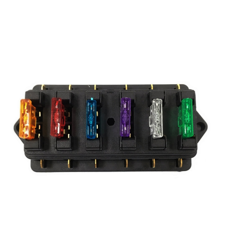 F458-Z Direct 6-Way Fuse Holder Car DC Modification Insurance Box - Fuse by PMC TechLife | Online Shopping South Africa | PMC TechLife