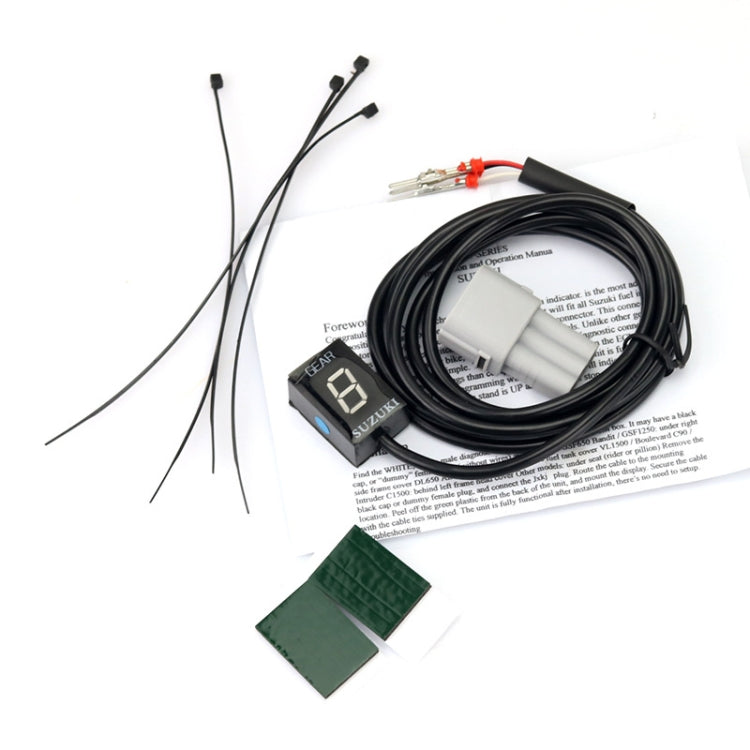 Motorcycle Instrument Gear Display For Suzuki(Red Light) - Electrical Instruments by PMC TechLife | Online Shopping South Africa | PMC TechLife