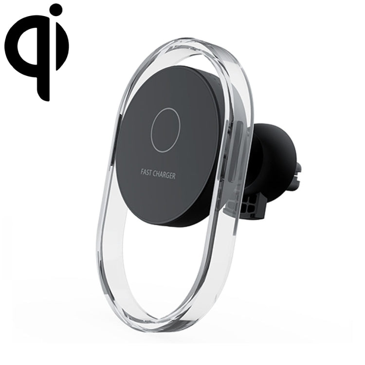 F9199 15W Magnetic Car Wireless Charger Phone Bracket(Black) - Wireless Charger Holders by PMC Jewellery | Online Shopping South Africa | PMC Jewellery