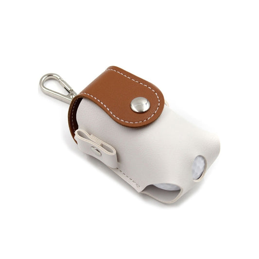 Splicing Leather Portable Mini Golf Protective Bag(Brown) - Golf Accessories by PMC Jewellery | Online Shopping South Africa | PMC Jewellery