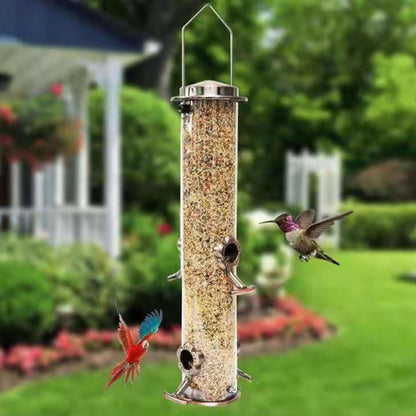Outdoor Garden Hanging Metal Bird Automatic Feeder - Food Bowls by PMC Jewellery | Online Shopping South Africa | PMC Jewellery