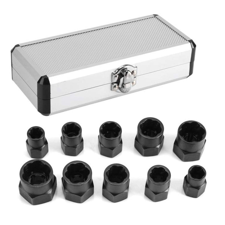 10 PCS / Set Nut Extractor Screw Removal Tool Break Wire Bolt Extractor High - Screws by PMC TechLife | Online Shopping South Africa | PMC TechLife
