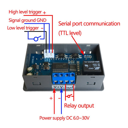 12/24V Relay Module Cycle Trigger Delay Power-Off Delay Timing Circuit Switch(PCB) - Relay Module by PMC Jewellery | Online Shopping South Africa | PMC Jewellery