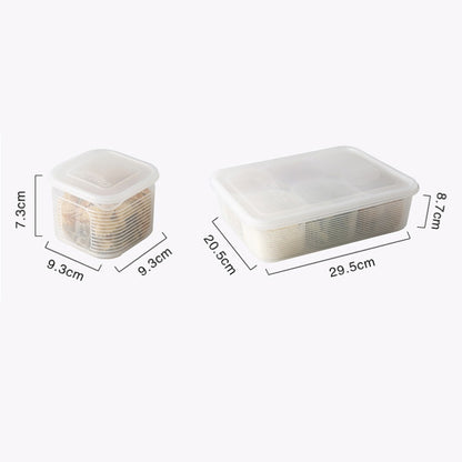 A2958 Chopped Onion Garlic Refrigerator Preservation Box with Lid, Specification: 6-pieces / Sets - Preservation Supplies by PMC Jewellery | Online Shopping South Africa | PMC Jewellery