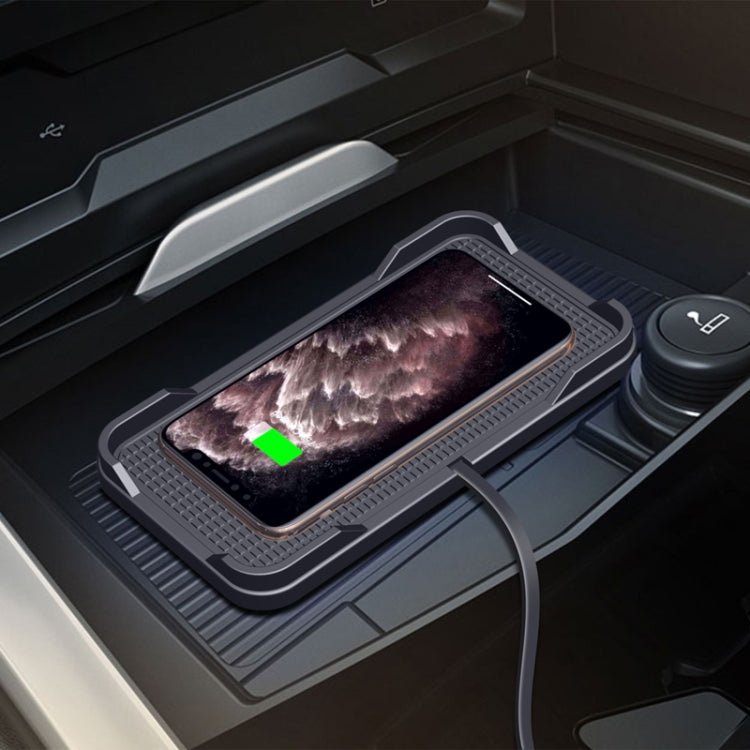 POLMXS C12 Car Anti-Slip Wireless Charger - Wireless Charging Pads by POLMXS | Online Shopping South Africa | PMC TechLife | Buy Now Pay Later Mobicred