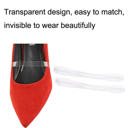 10 Pairs Invisible Transparent High Heels Anti-drop Laces(Transparent) - shoelaces by PMC Jewellery | Online Shopping South Africa | PMC Jewellery