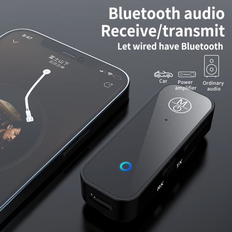 2 In 1 Bluetooth Receiving Transmitter AUX Car Adapter TV Computer Audio Transmitter - Audio Receiver Transmitter by PMC Jewellery | Online Shopping South Africa | PMC Jewellery