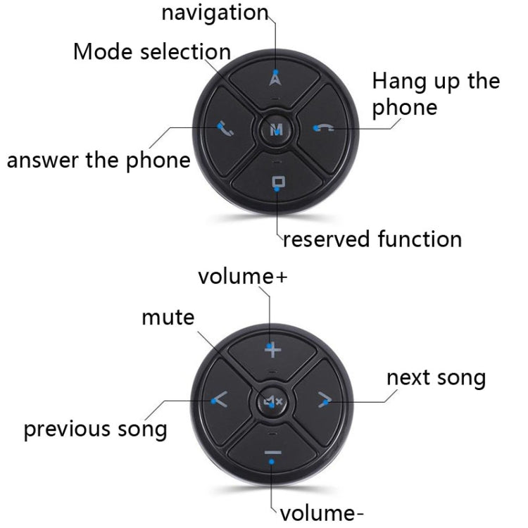 General Car Wireless DVD GPS Navigation Steering Wheel Button(10 Button Without Light) - Car Modification by PMC TechLife | Online Shopping South Africa | PMC TechLife