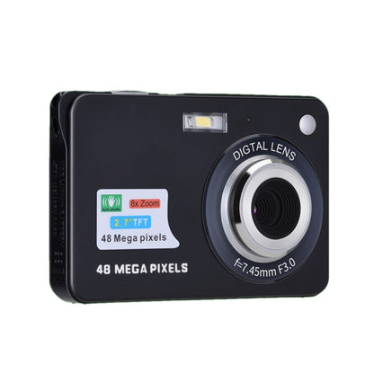 K09 48 Million Pixel CCD HD Digital Camera Retro Self-Portrait Video Camera(Black) - Video Cameras by null | Online Shopping South Africa | PMC Jewellery | Buy Now Pay Later Mobicred