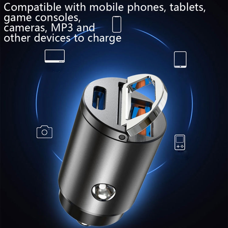 Car Fast Charge One Drag Two Cigarette Conversion Plugs, Model: PD+PD(Tarnish) - Car Charger by PMC Jewellery | Online Shopping South Africa | PMC Jewellery