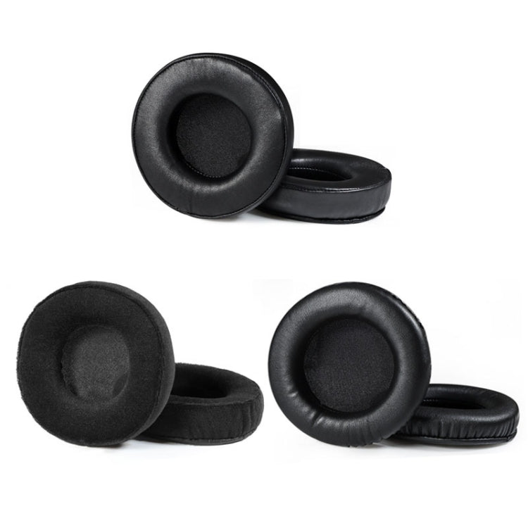 2 PCS  Earmuffs for Audio-Technica AD1000X AD2000X AD900X AD700X,Style: Black Protein Skin - Earmuff & Pad by PMC Jewellery | Online Shopping South Africa | PMC Jewellery