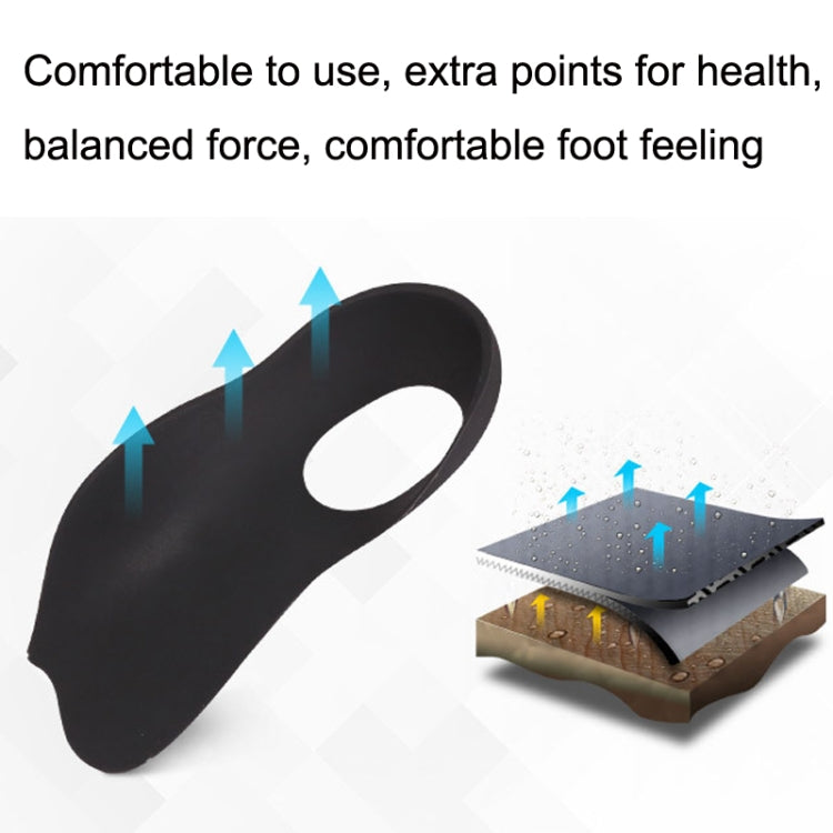 1 Pair Flat Foot Bow Corrected XO Leg Orthopedic Insole, Size: M (Black) - Shoes Care by PMC Jewellery | Online Shopping South Africa | PMC Jewellery