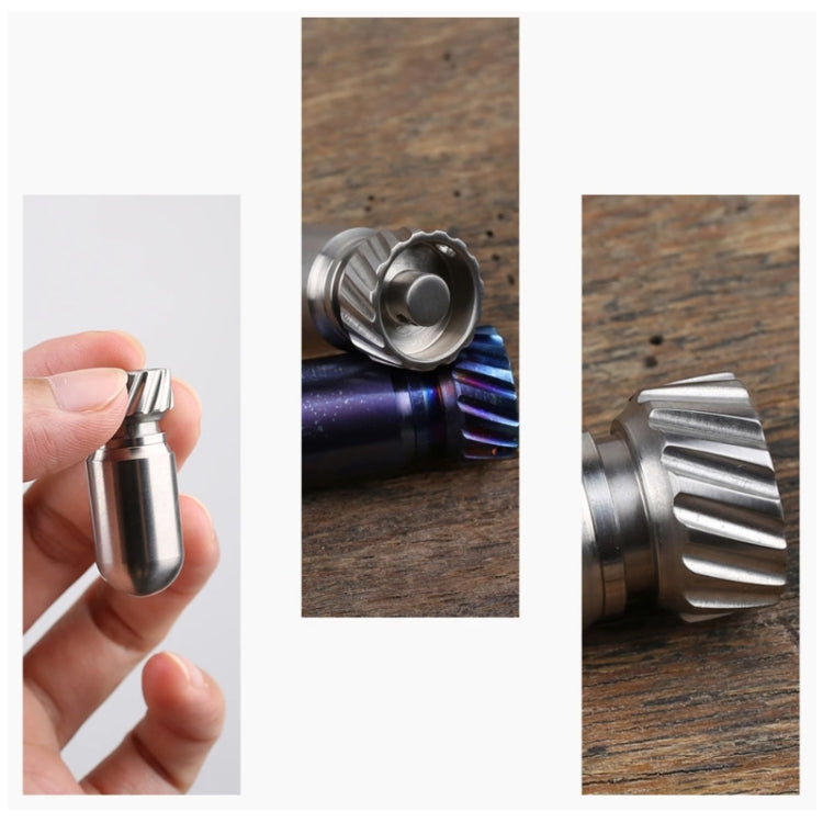 Portable Pure Titanium Mini Waterproof Warehouse Sealed Jar Pill Box, Color: Primary Color - free shipping - PMC TechLife - Order now!