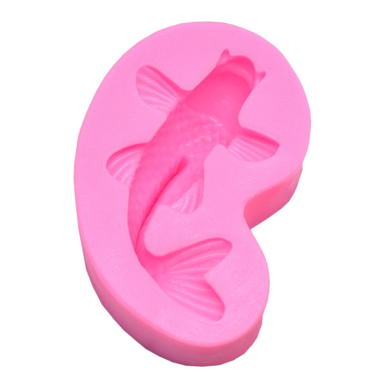 2 PCS Goldfish Baking Fondant Silicone Mold Cake Decorating(Pink) - Food Molds by PMC Jewellery | Online Shopping South Africa | PMC Jewellery