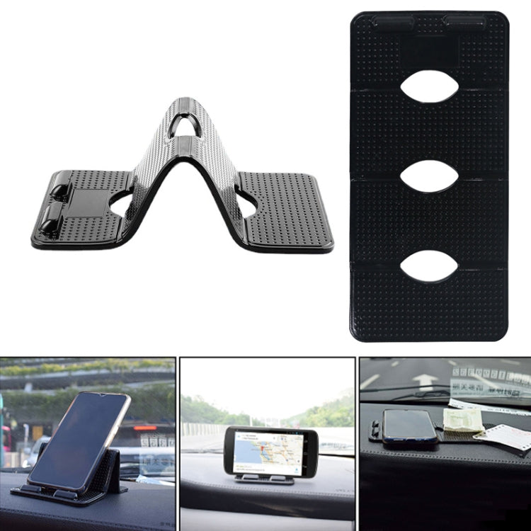 Mobile Phone Desktop Car Holder Folding Non-Slip Stabilizer - Car Holders by PMC Jewellery | Online Shopping South Africa | PMC Jewellery