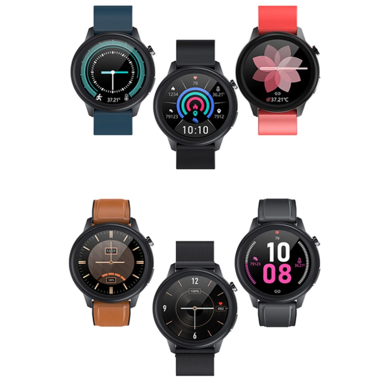 LOANIY E80 1.3 Inch Heart Rate Detection Smart Watch, Color: Brown Leather - free shipping - PMC TechLife - Order now!