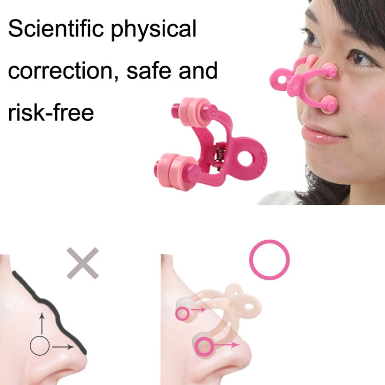 5PCS Shangen + Nose Alar Double Effect Nose Clip Shape High And Beautiful Nose Tool(Pink) - Corrector by PMC Jewellery | Online Shopping South Africa | PMC Jewellery