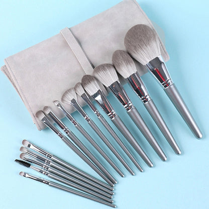 14 PCS / Set Beginner Makeup Brush Set Beauty Tools(Gray) - Makeup Brushes by PMC Jewellery | Online Shopping South Africa | PMC Jewellery