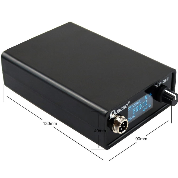 QUECOO 1.3 Inch Display Soldering Station with Handle, Set: US Plug (Q19+907) - free shipping - PMC TechLife - Order now!