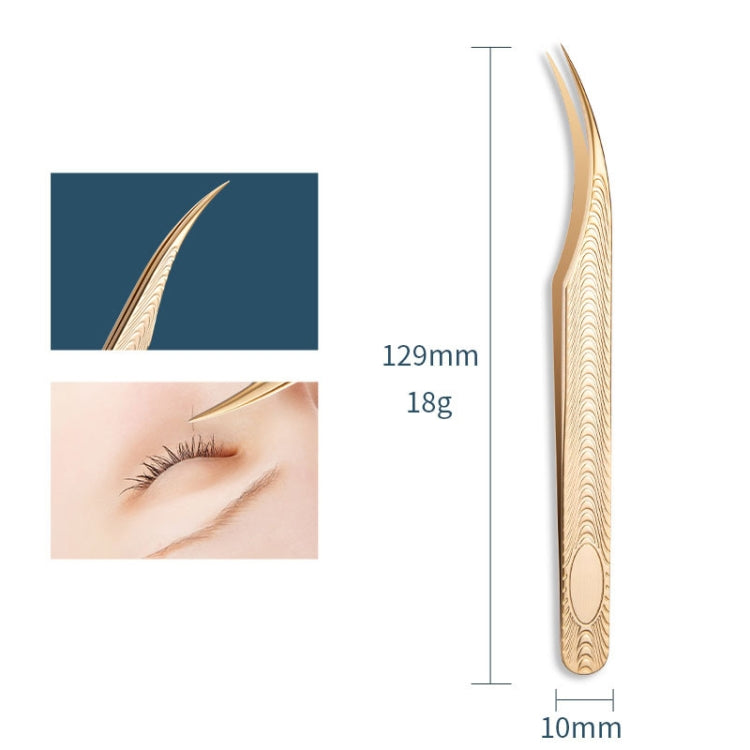 Eyelash Clip Eyelash Tweezers High Precision Eyelash Extension Tool(Dolphin Tweezers) - Tools by PMC Jewellery | Online Shopping South Africa | PMC Jewellery