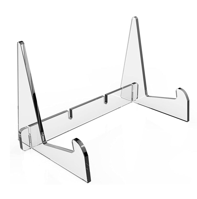 2 PCS Acrylic Bookshelf Transparent Book Display Stand  Magazine Picture Frame Stand - Holder & Storage Rack by PMC TechLife | Online Shopping South Africa | PMC TechLife