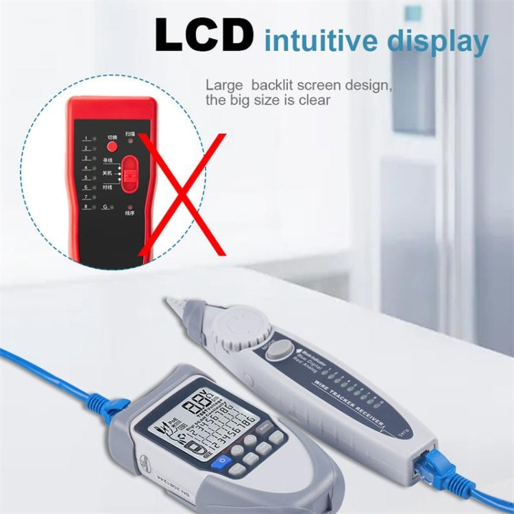 ET612 Network Cable Tester Wire Tracker Battery Voltage POE Test Multi-function Cable Tester - Current & Voltage Tester by PMC TechLife | Online Shopping South Africa | PMC TechLife